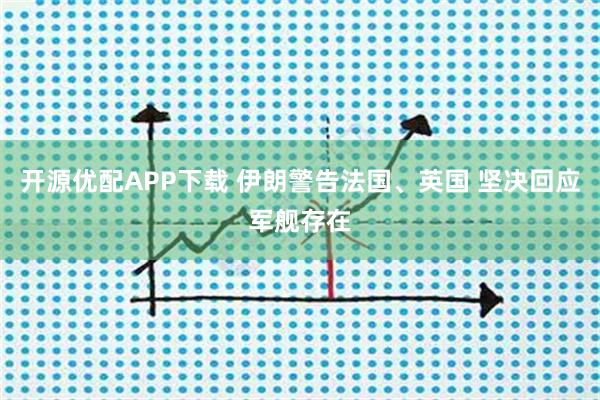 开源优配APP下载 伊朗警告法国、英国 坚决回应军舰存在